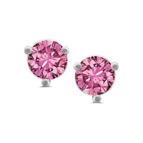 Pink Sapphire Stud Earrings - Michael's Creative Jewelry